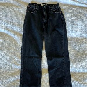 Never worn Abercrombie ankle straight curve love jeans! Size 25